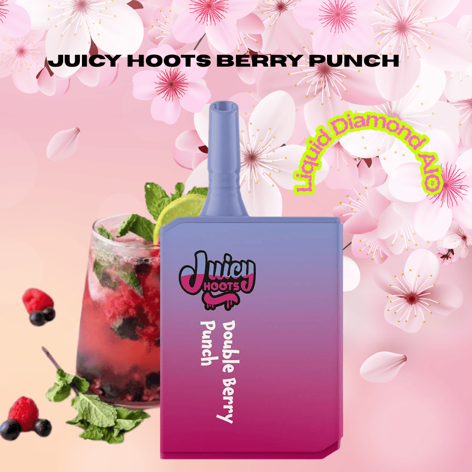 Buy Juicy Hoots Berry Punch Liquid Diamond Drizzle Hybrid AIO Disposable in Morden, Manitoba