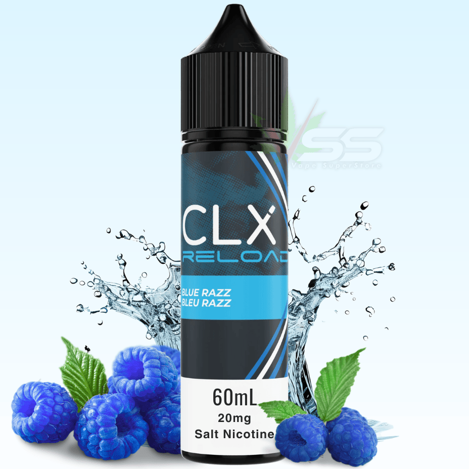 CLX Reload 60ml Salt-Blue Razz 60ml / 20mg/ml Morden Vape SuperStore and Cannabis Manitoba Canada