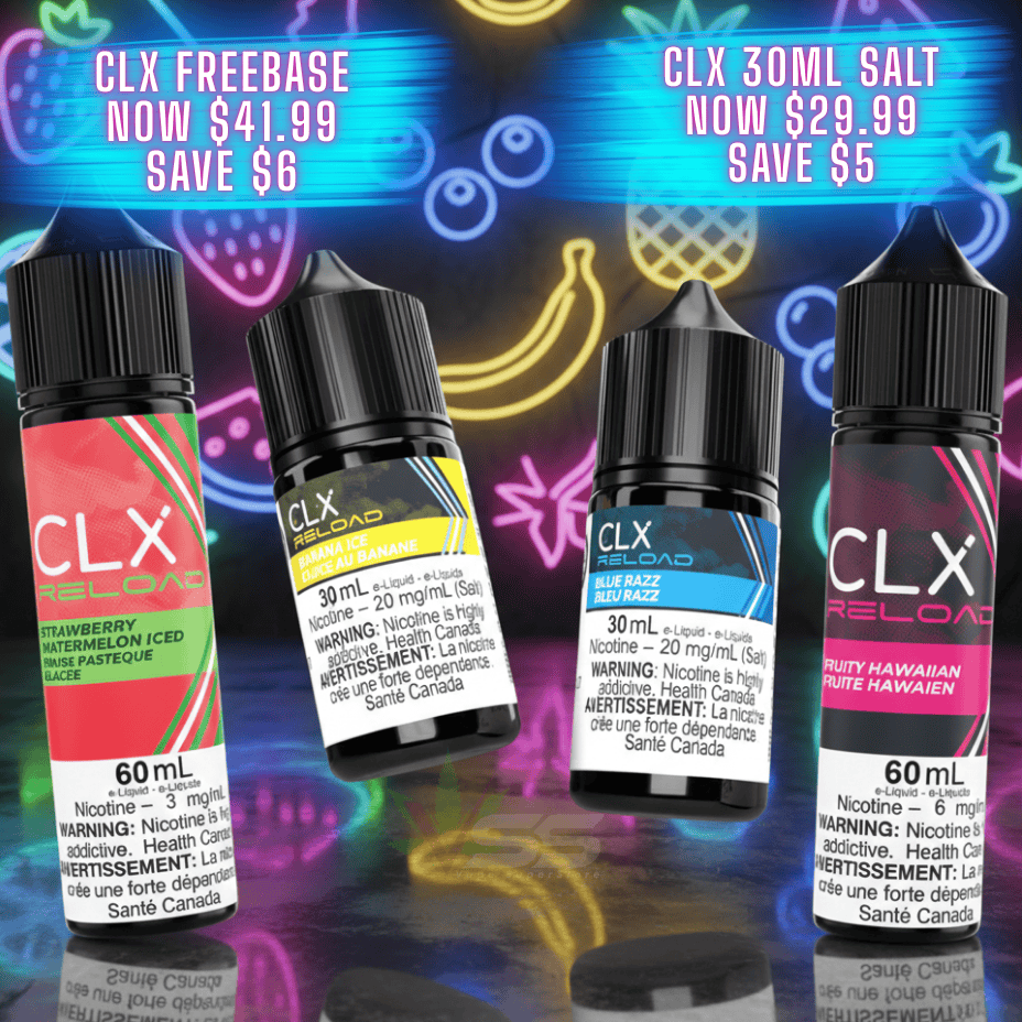 CLX Reload E-liquid Sale in Manitoba, Canada
