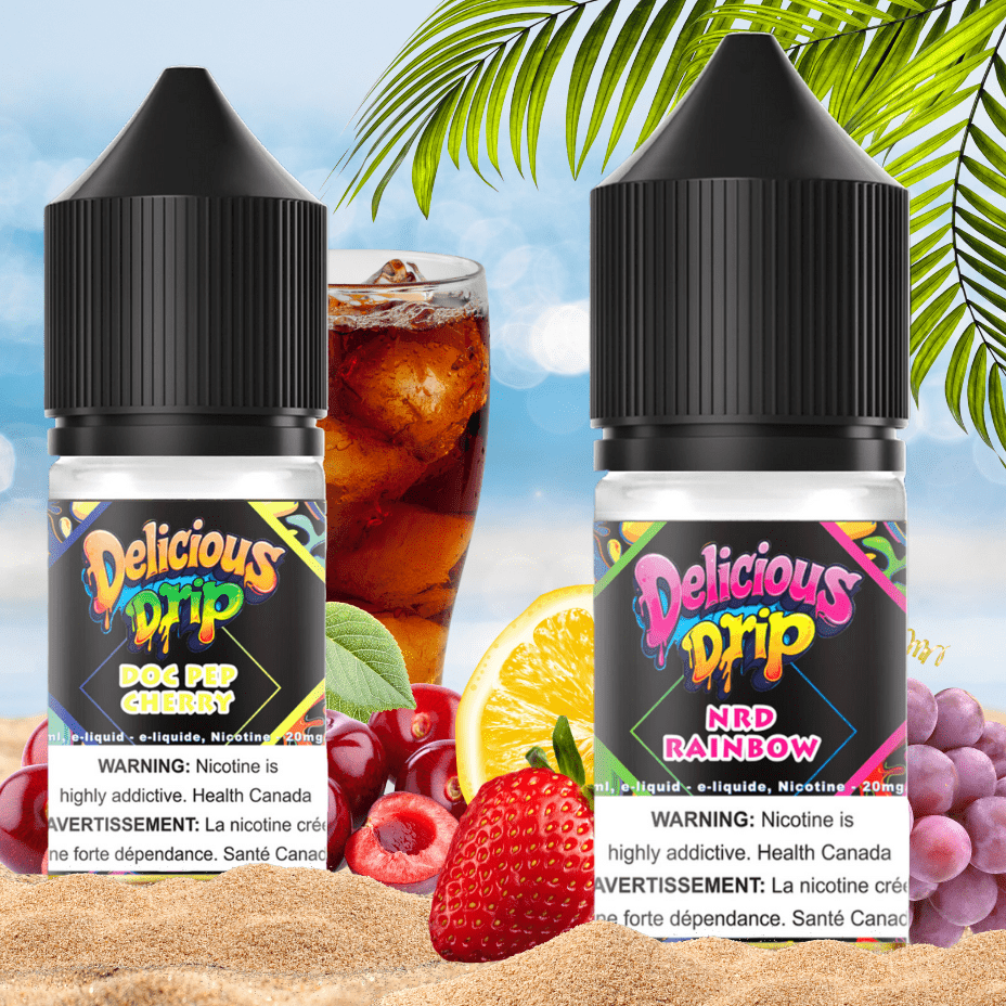 Delicious Drip Salt Nicotine in Manitoba at Morden Vape SuperStore and Cannabis