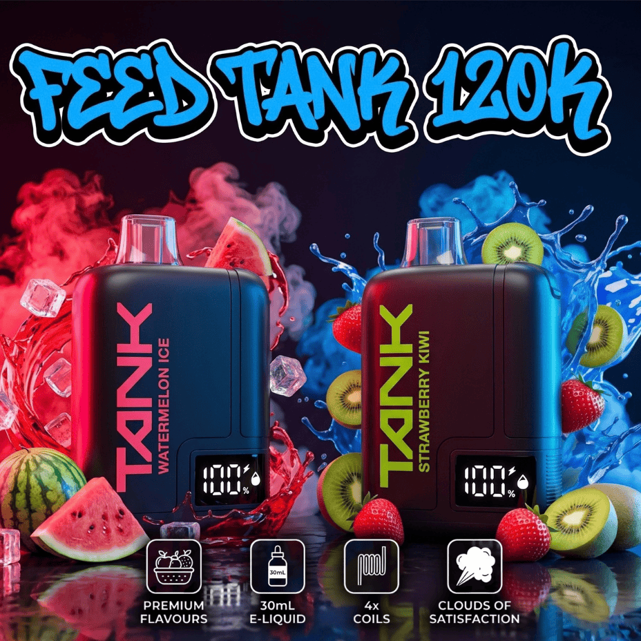 Feed Tank 120K Disposable Vapes Morden Vape SuperStore and Cannabis Manitoba Canada
