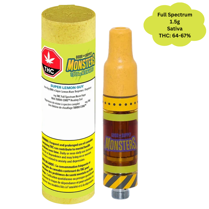Good Supply Monsters Super Lemon Guy FSE Cartridge-1.5g