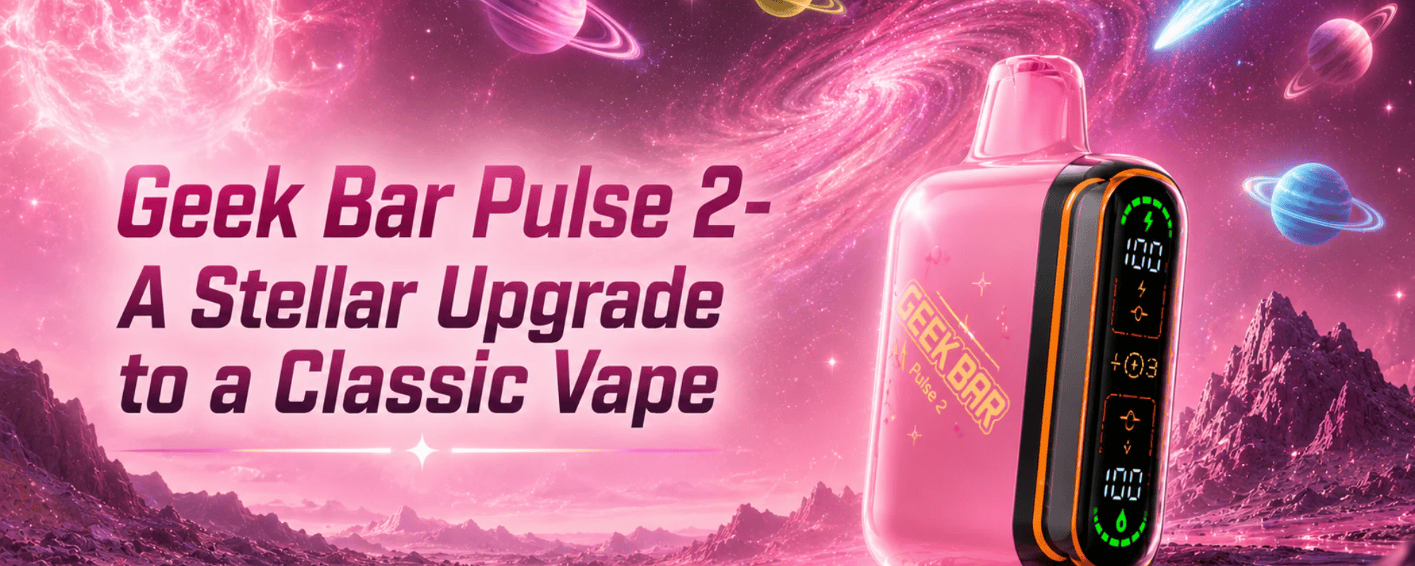Geek Bar Pulse 2 disposable Vape in Manitoba