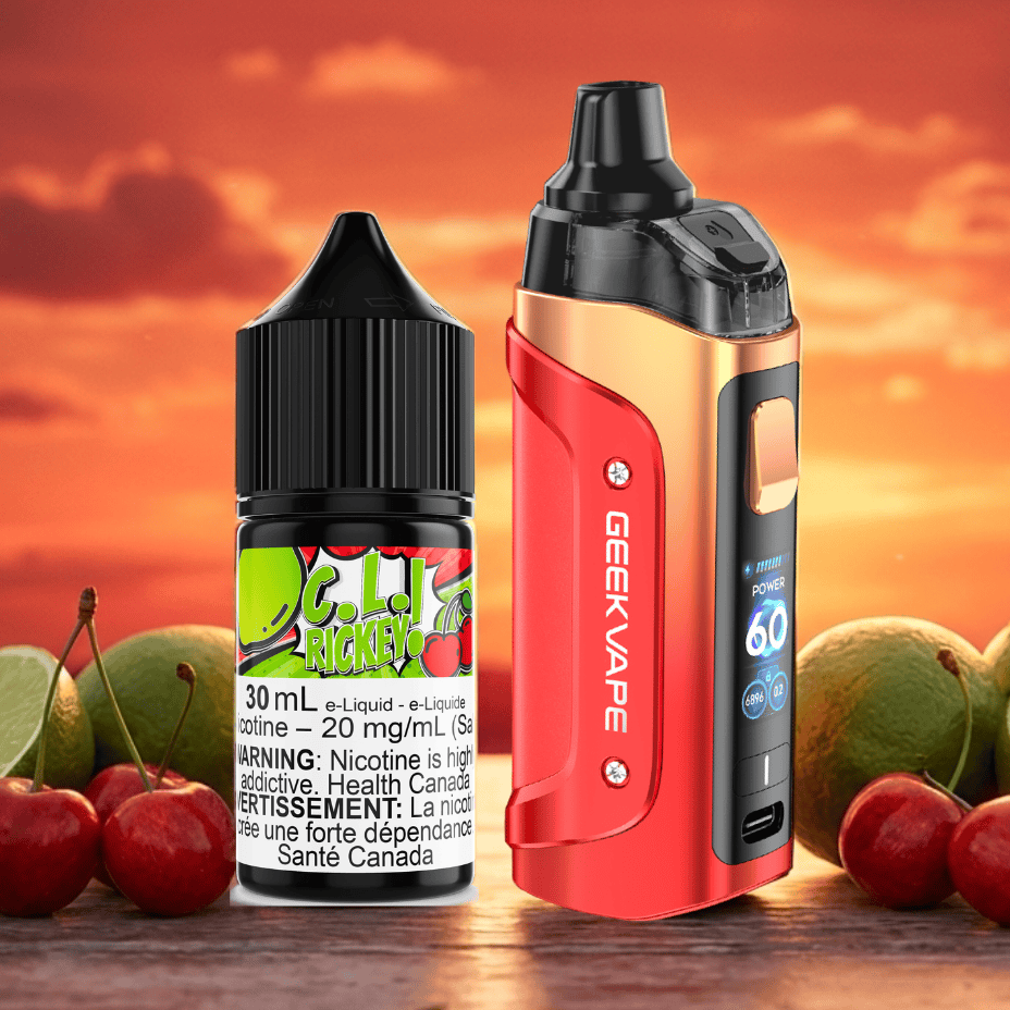Geekvape Boost pod kit and Maverick CL Rickey salt in Morden Manitoba