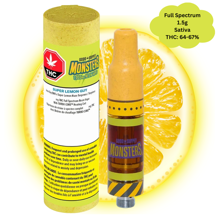 Good Supply Monsters Super Lemon Guy FSE Cartridge-1.5g