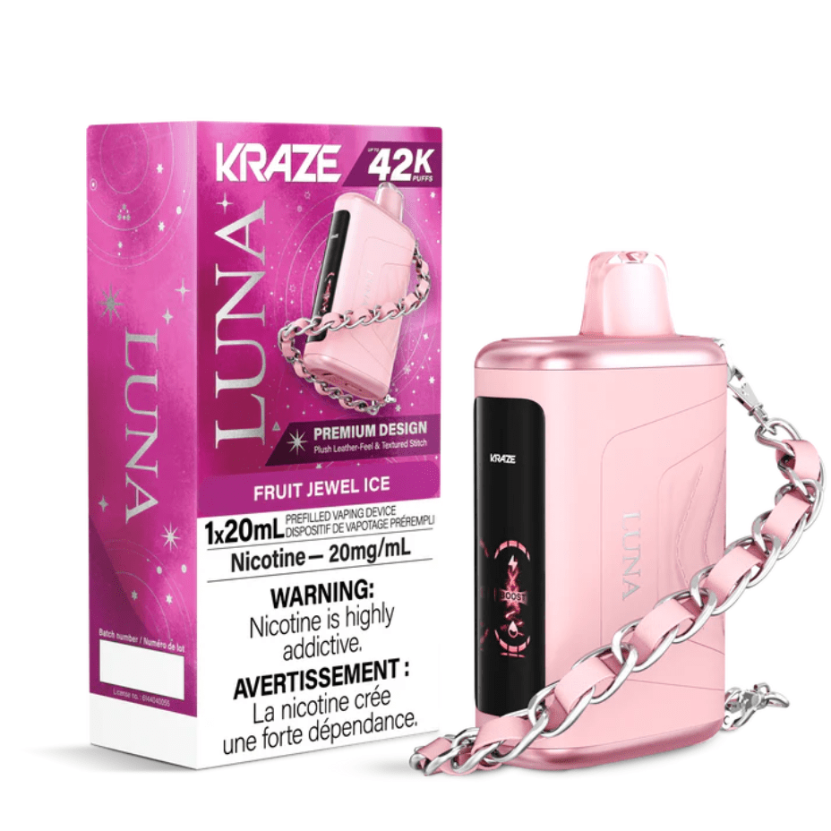 Kraze Luna Disposable Vape 42k-Fruit Jewel Ice in Regina Canada