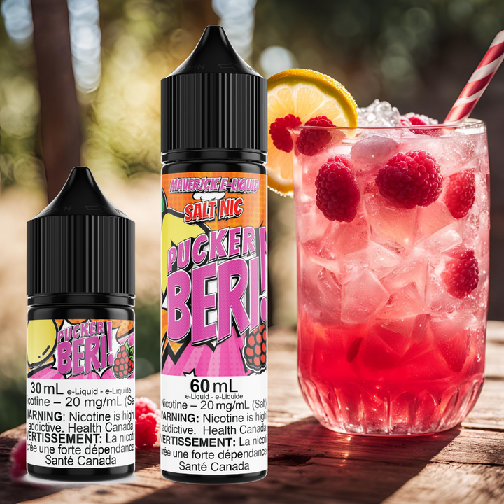 Pucker Beri Salt by Maverick E-Liquid Morden Vape SuperStore and Cannabis Manitoba Canada
