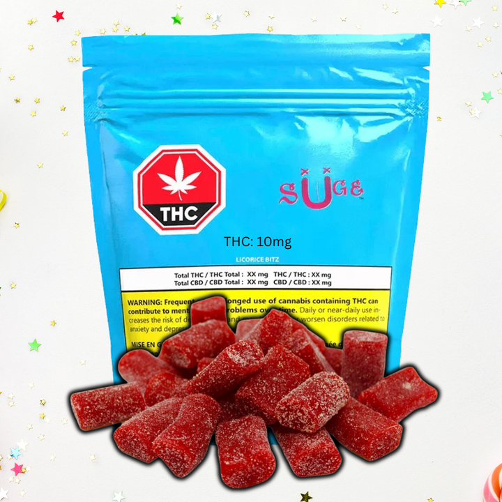Suge Infused Licorice Bitz Edibles-50g