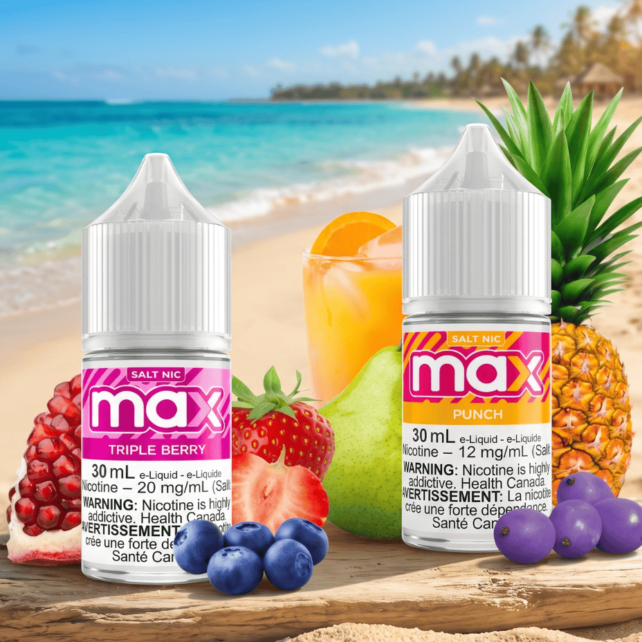 MAX Salt Nic at Morden Vape SuperStore and Cannabis in Manitoba Canada