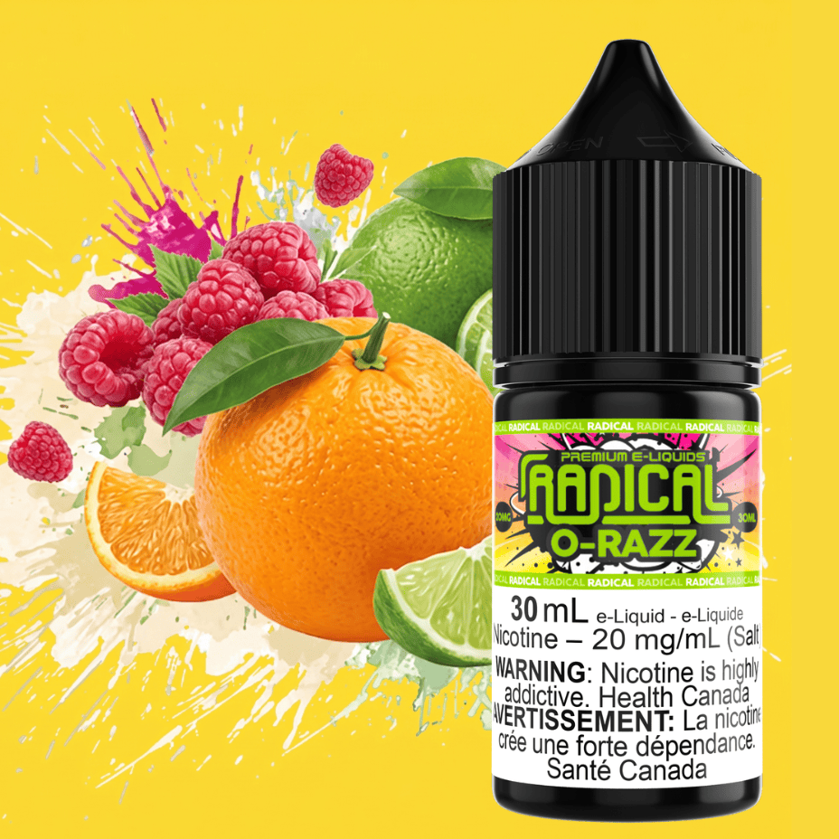 O-Razz Salt Nic by Radical E-liquid 30mL / 12mg Morden Vape SuperStore and Cannabis Manitoba Canada