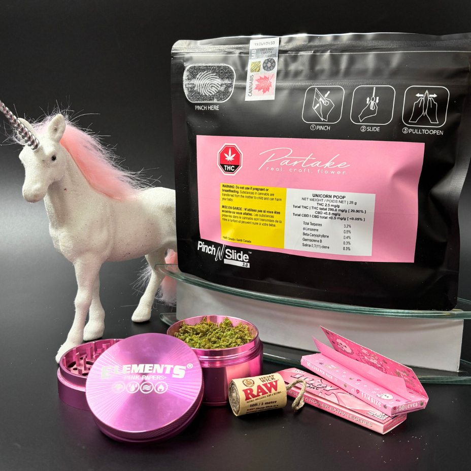 Partake Unicorn Poop Indica Flower in Manitoba at Morden Vape SuperStore & Cannabis Dispensary
