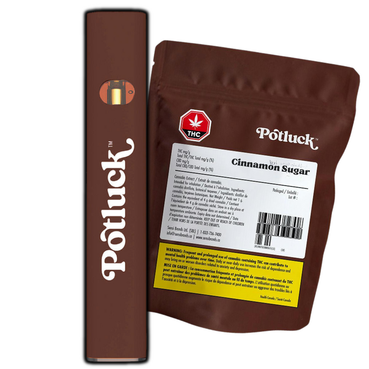Potluck Cinnamon Sticks AIO Vape-1g
