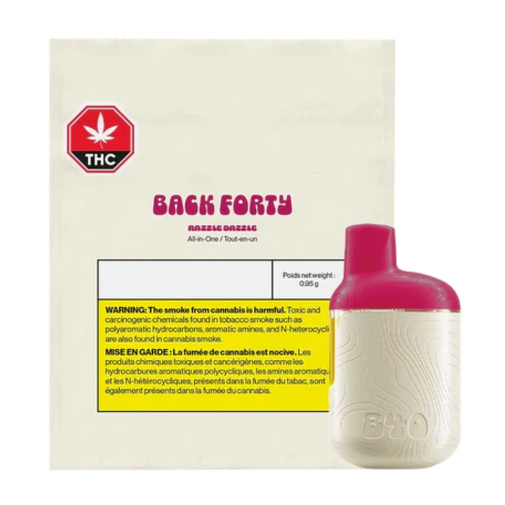 Back Forty Razzle Dazzle Indica Disposable-0.95g
