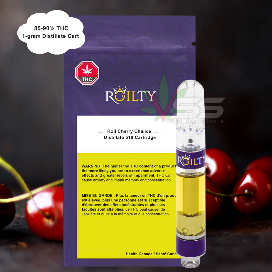 Roilty Cherry Chalice Cartridge 1g - Morden Vape SuperStore and Cannabis