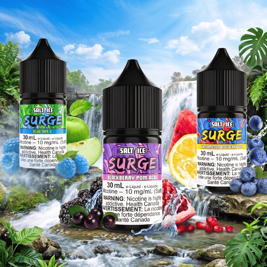 SURGE E-Liquid Salt Nic at Morden Vape SuperStore and Cannabis in Manitoba Canada