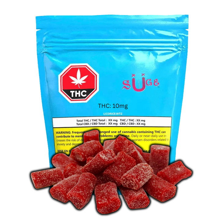 Suge Infused Licorice Bitz Edibles-50g