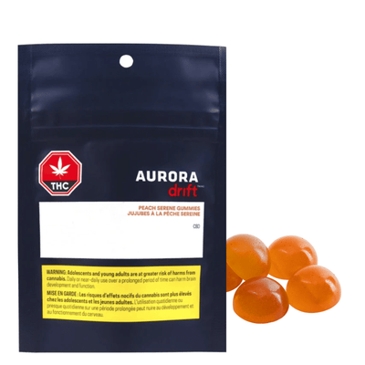 Aurora Drift Peach Serene CBD Gummies-50mg Morden Vape SuperStore & Cannabis