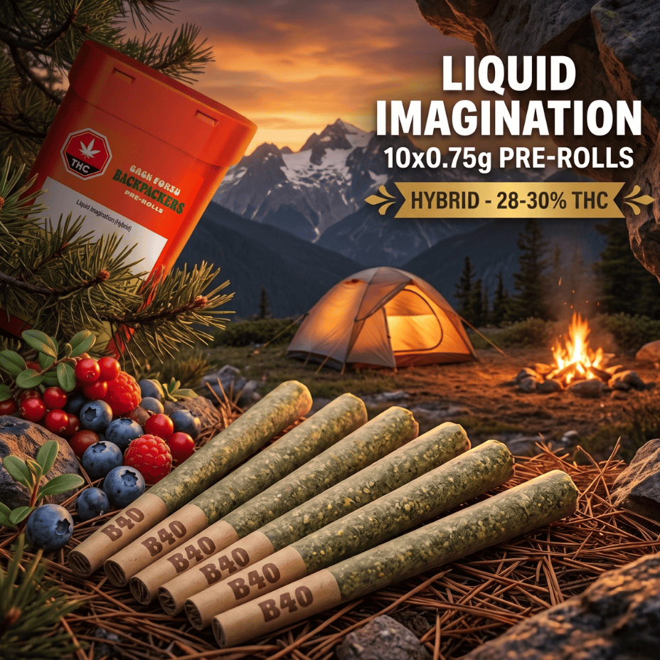 Back Forty Liquid Imagination Hybrid CRAFT Pre-Rolls-10x0.35g Morden Vape SuperStore and Cannabis Manitoba Canada