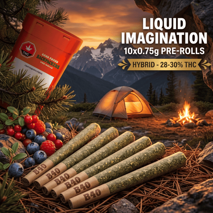 Back Forty Liquid Imagination Hybrid CRAFT Pre-Rolls-10x0.35g Morden Vape SuperStore and Cannabis Manitoba Canada