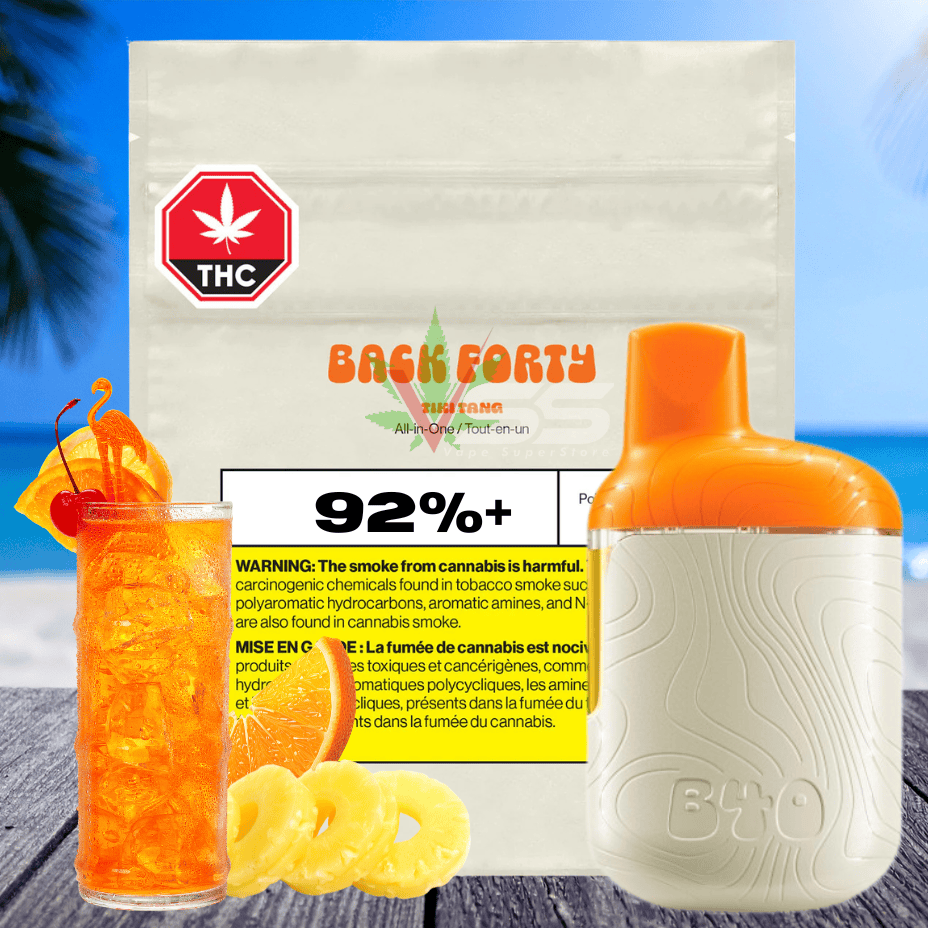 Back Forty Tiki Tang Hybrid AIO Disposable Vape - 0.95g Morden Vape SuperStore and Cannabis Manitoba Canada