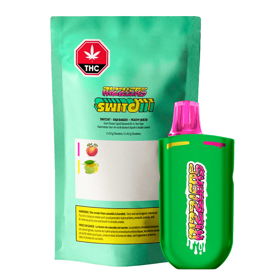 Baja Banger + Peachy Queen Diamonds Disposable - 1g Morden Vape SuperStore and Cannabis Manitoba Canada
