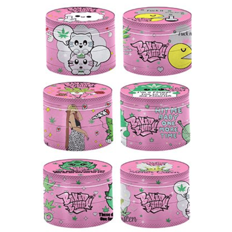 Baked Bunny 4-Piece Grinder-50mm Morden Vape SuperStore and Cannabis Manitoba Canada