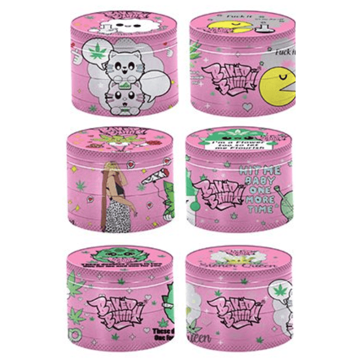 Baked Bunny 4-Piece Grinder-50mm Morden Vape SuperStore and Cannabis Manitoba Canada