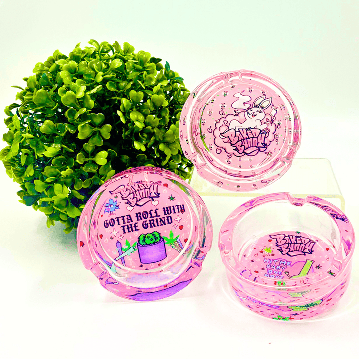 Baked Bunny Glass Ashtray Morden Vape SuperStore and Cannabis Manitoba Canada