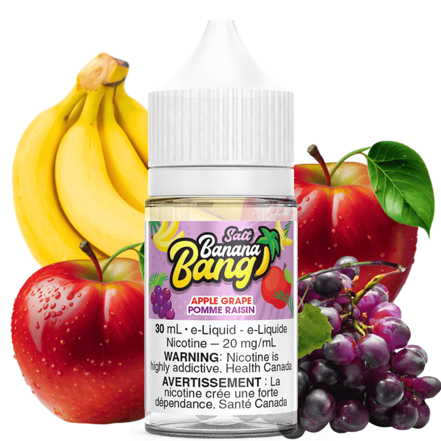 Banana Bang E-Liquid Salt Nic E-Liquid 30ml / 12mg Apple Grape Salt by Banana Bang E-Liquid - Morden Vape SuperStore