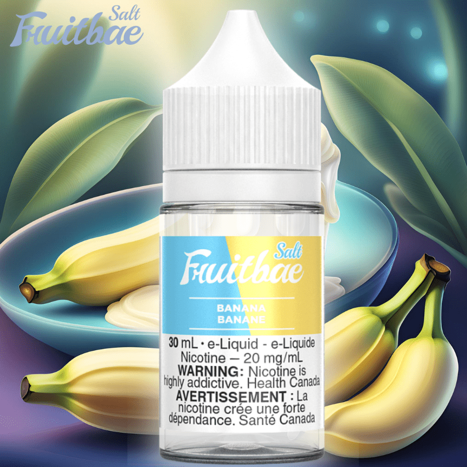 Banana Salt by Fruitbae E-Liquid Morden Vape SuperStore and Cannabis Manitoba Canada