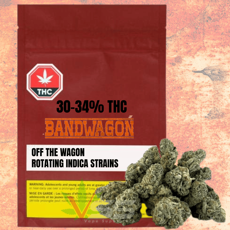Bandwagon Off the Wagon Hybrid Flower - 14g Morden Vape SuperStore and Cannabis Manitoba Canada