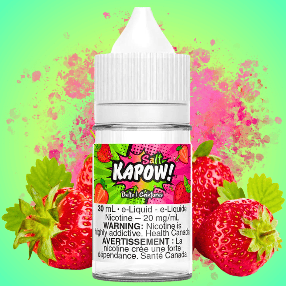 Belts Salt By Kapow E-Liquid Morden Vape SuperStore and Cannabis Manitoba Canada