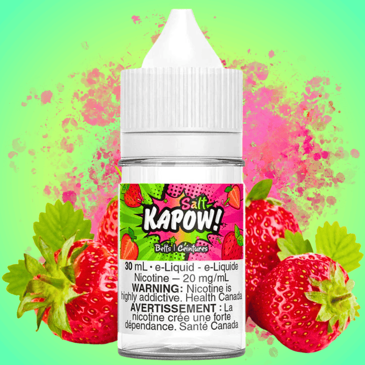 Belts Salt By Kapow E-Liquid Morden Vape SuperStore and Cannabis Manitoba Canada