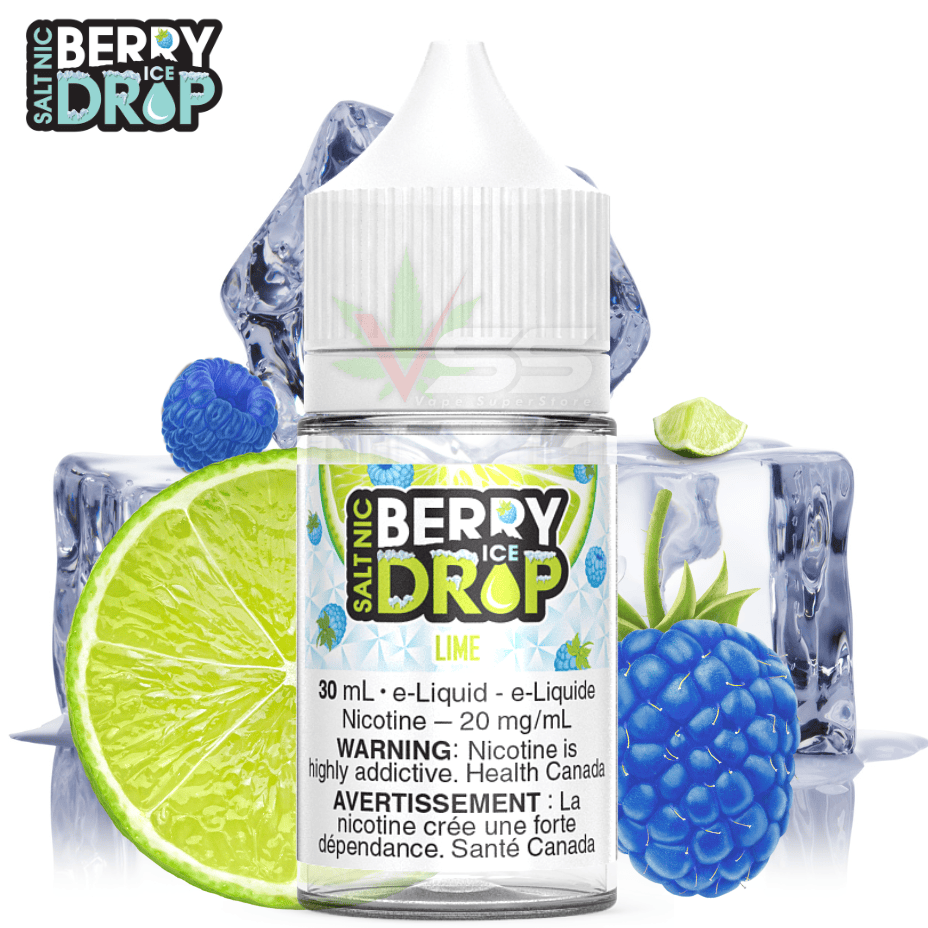 Berry Drop Ice Salt - Lime 30ml Morden Vape SuperStore and Cannabis Manitoba Canada