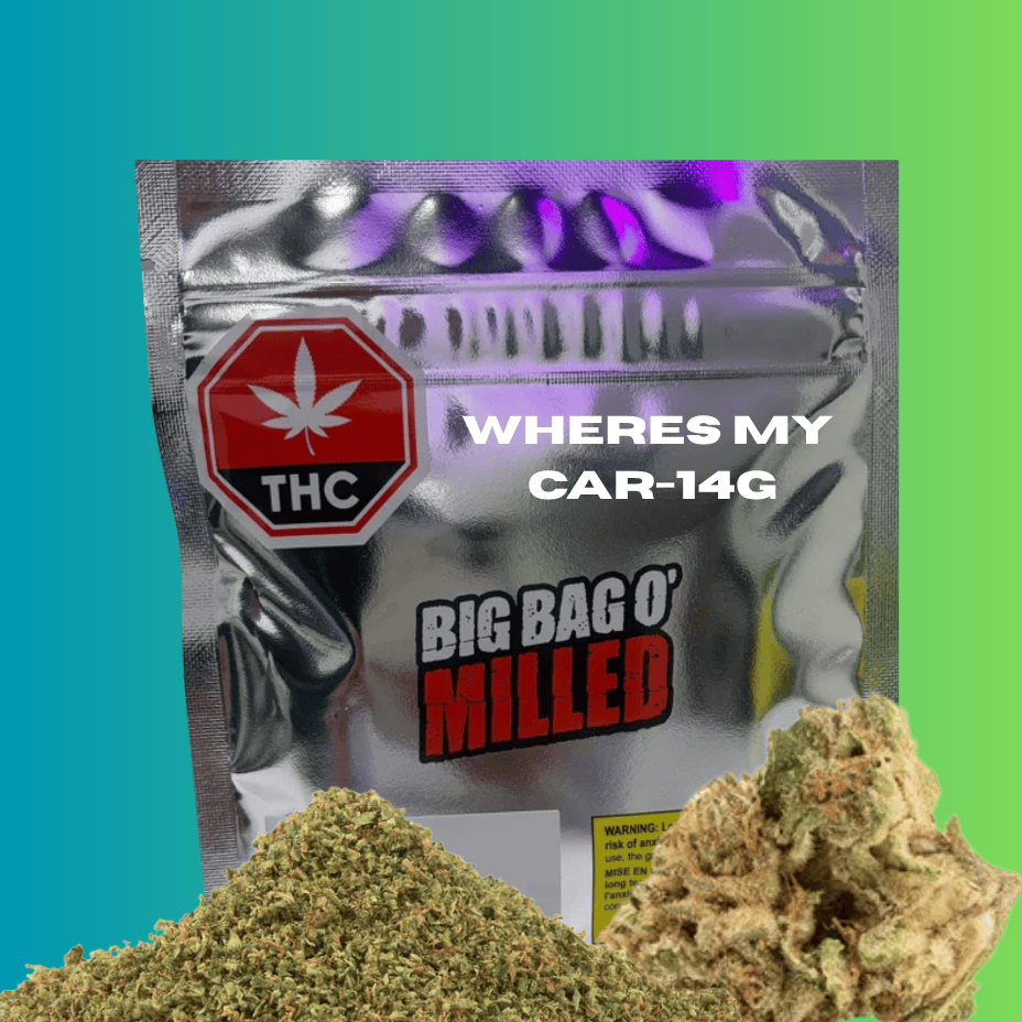 Big Bag Buds Wheres My Car Milled Sativa Flower-14g Morden Vape SuperStore and Cannabis Manitoba Canada