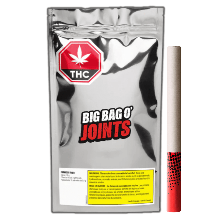 Big Bag O' Buds Franken' Fruit Tube Style Pre-rolls 70x0.4g 70x0.4g Morden Vape SuperStore and Cannabis Manitoba Canada