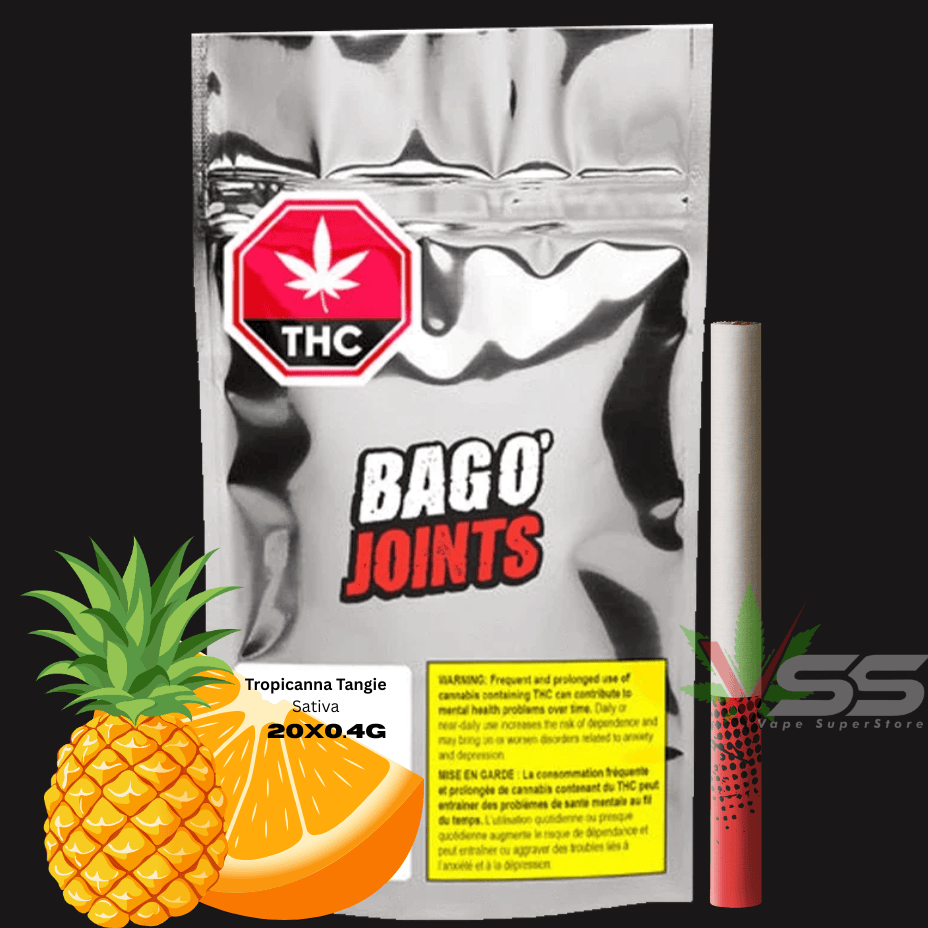 Big Bag O' Buds - Tropicanna Tangie Sativa Pre-rolls 20x0.4g Morden Vape SuperStore and Cannabis Manitoba Canada