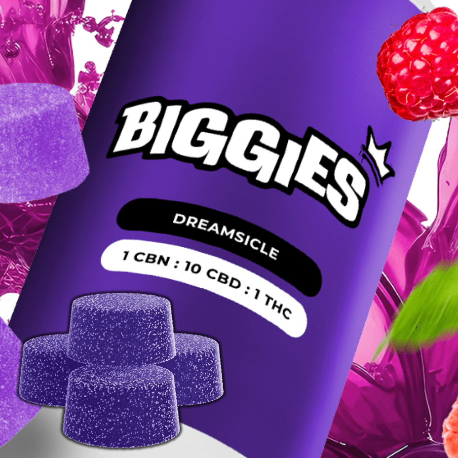 Biggies by Even Dreamsicle 10:1:1 Gummies 4x2.5mg 4x2.5mg Morden Vape SuperStore and Cannabis Manitoba Canada