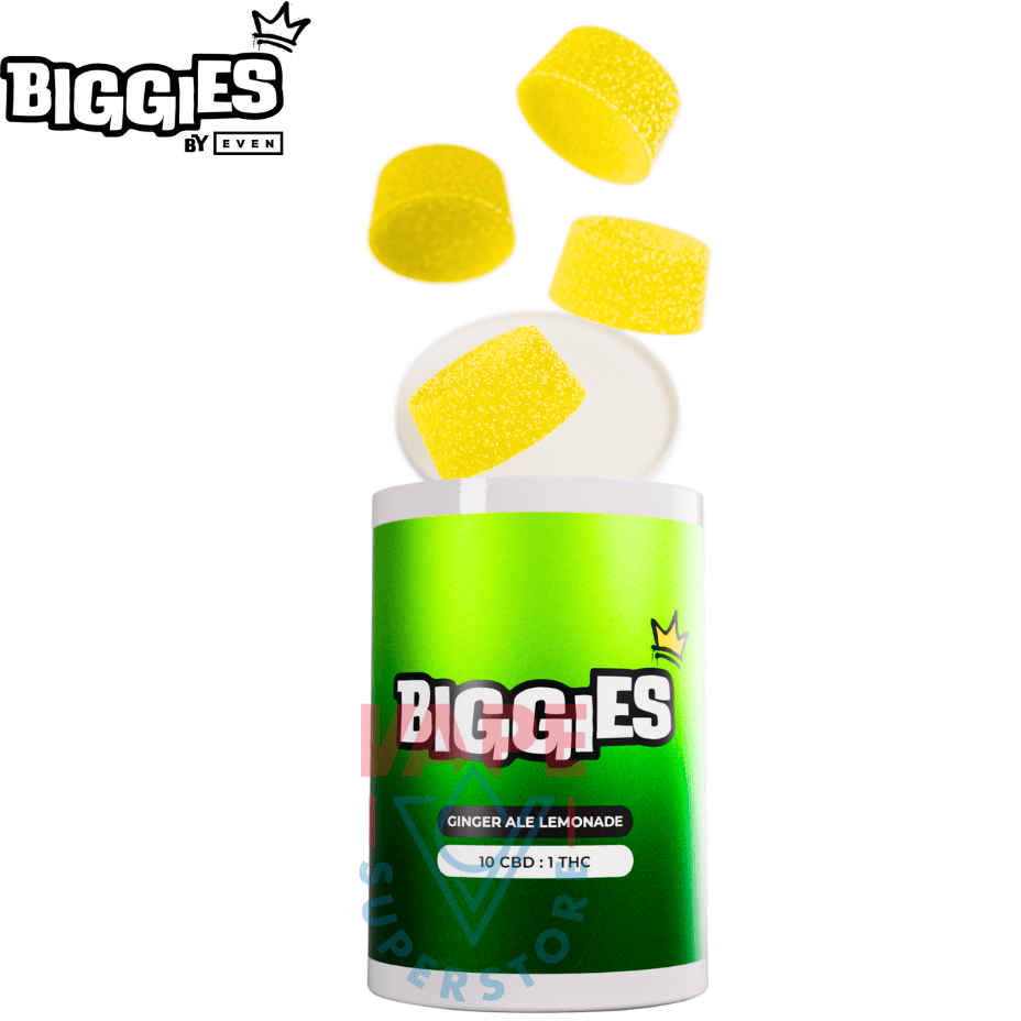 Biggies Even Ginger Ale Lemonade 10:1 Gummies Morden Vape SuperStore and Cannabis Manitoba Canada