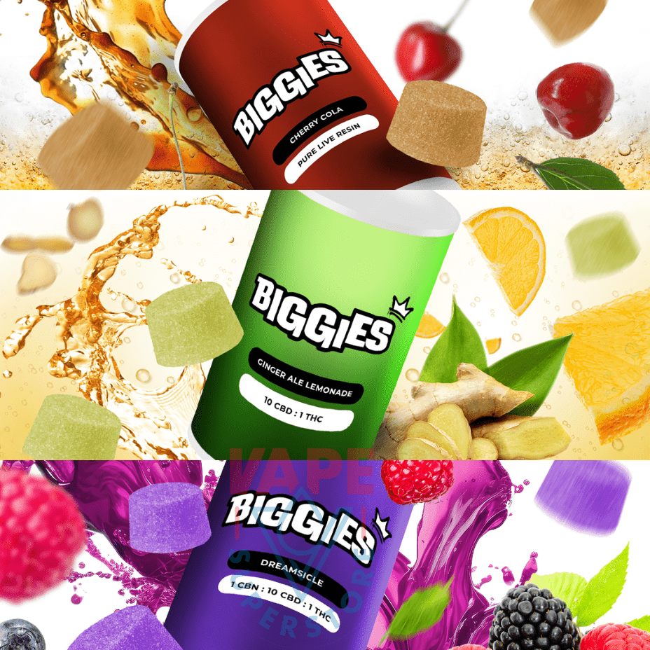 Biggies Even Ginger Ale Lemonade 10:1 Gummies Morden Vape SuperStore and Cannabis Manitoba Canada