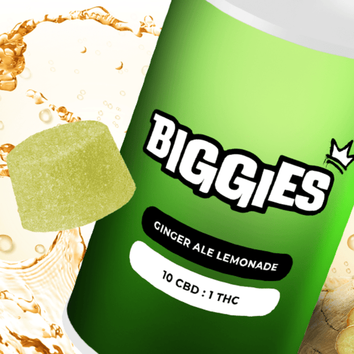Biggies Even Ginger Ale Lemonade 10:1 Gummies Morden Vape SuperStore and Cannabis Manitoba Canada