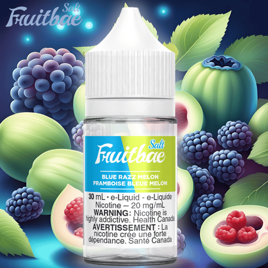 Blue Razz Melon By Fruitbae Salts 30mL / 20mg Morden Vape SuperStore and Cannabis Manitoba Canada