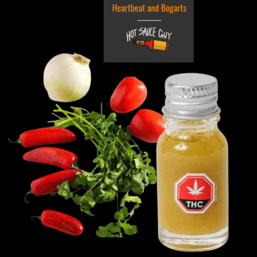 Bogarts Kitchen x Heartbeat Edibles Jalapeno THC Hot Sauce Heartbeat Bogart's Kitchen-Morden Vape SuperStore & Cannabis MB, Canada