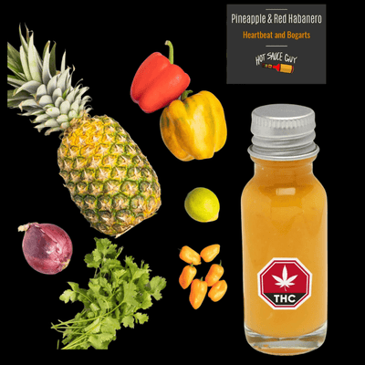 Pineapple Habenero THC hot sauce-Morden Vape & Cannabis in Manitoba