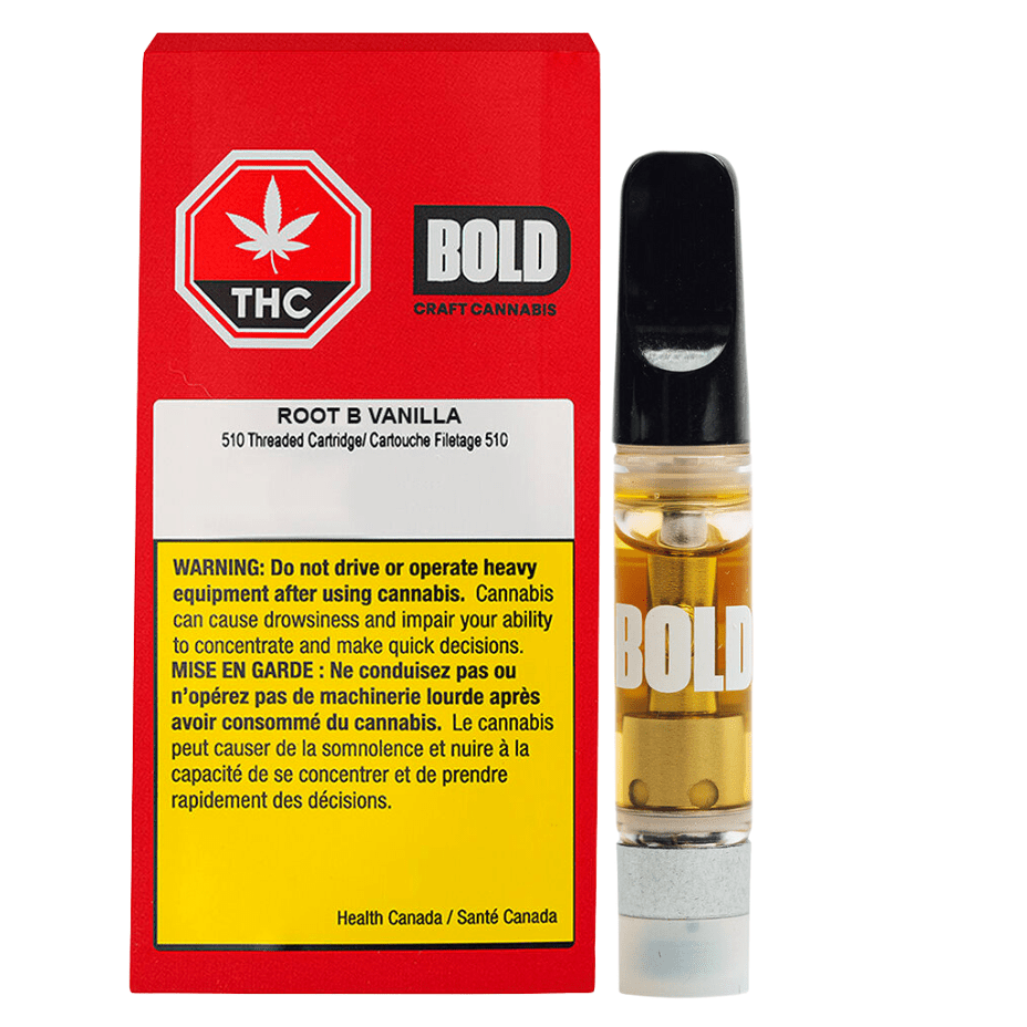 BOLD Growth INC 510 Cartridges 1g Bold Root B Vanilla  510 Vape Cartridge-1g-Morden Vape & Cannabis MB