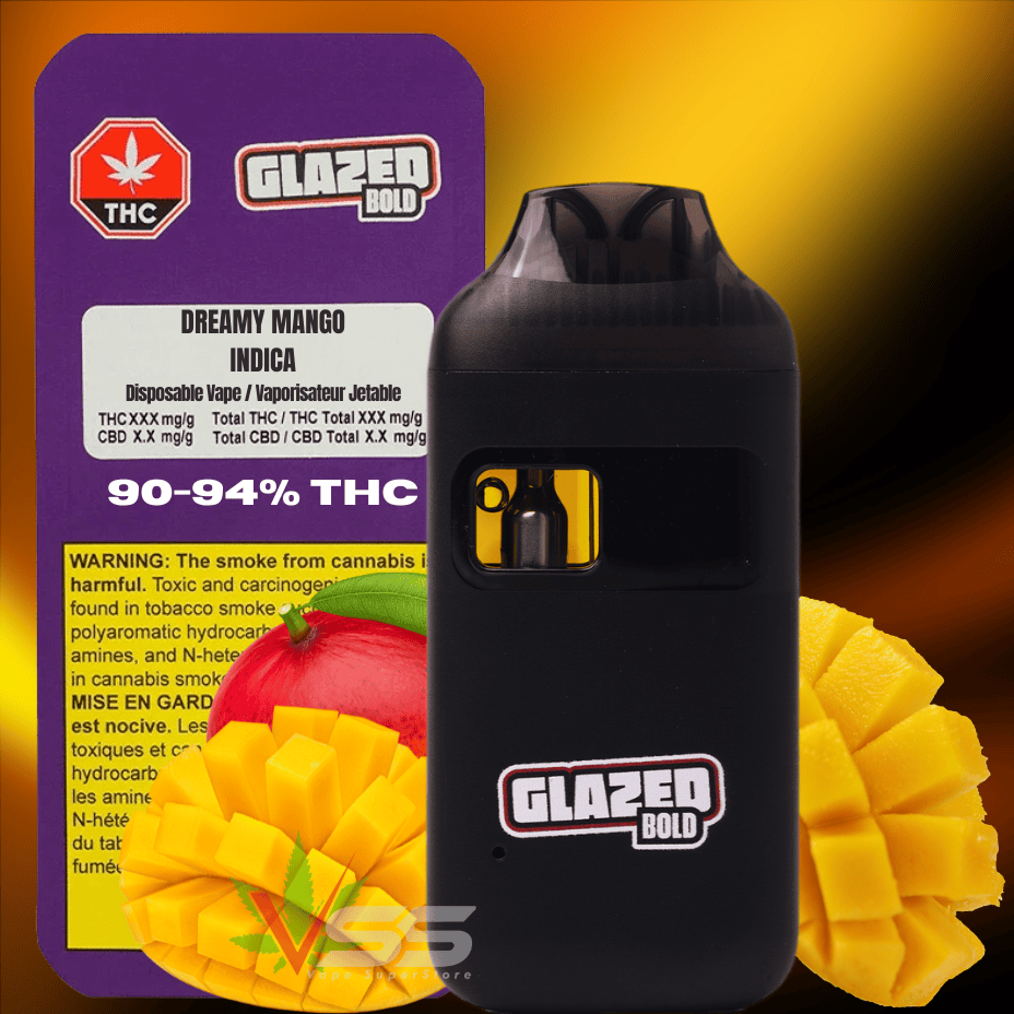 Bold Glazed Dreamy Mango Indica AIO Disposable Vape - 1g Morden Vape SuperStore and Cannabis Manitoba Canada