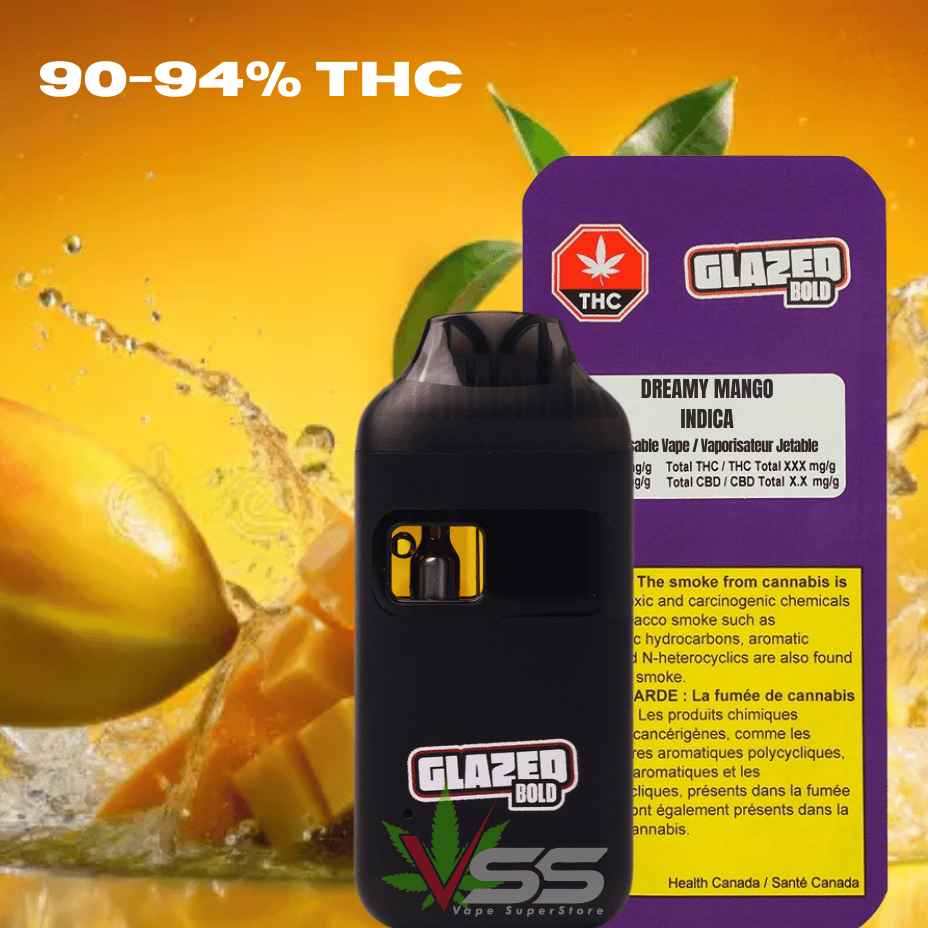 disposable thc vapes canada Bold Glazed Dreamy Mango Indica AIO Vape - 1g in Manitoba RELX Pod Pro 2 latest disposable vapes in uk FLAVORS:Blueberry Raspberry