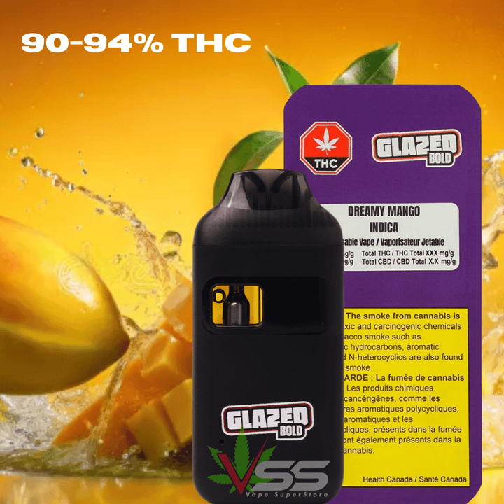 Bold Glazed Dreamy Mango Indica AIO Disposable Vape - 1g Morden Vape SuperStore and Cannabis Manitoba Canada