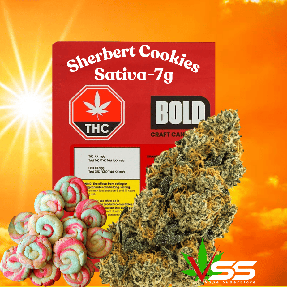 Bold Growth Sherbert Cookies Sativa CRAFT Flower - 7g Morden Vape SuperStore and Cannabis Manitoba Canada