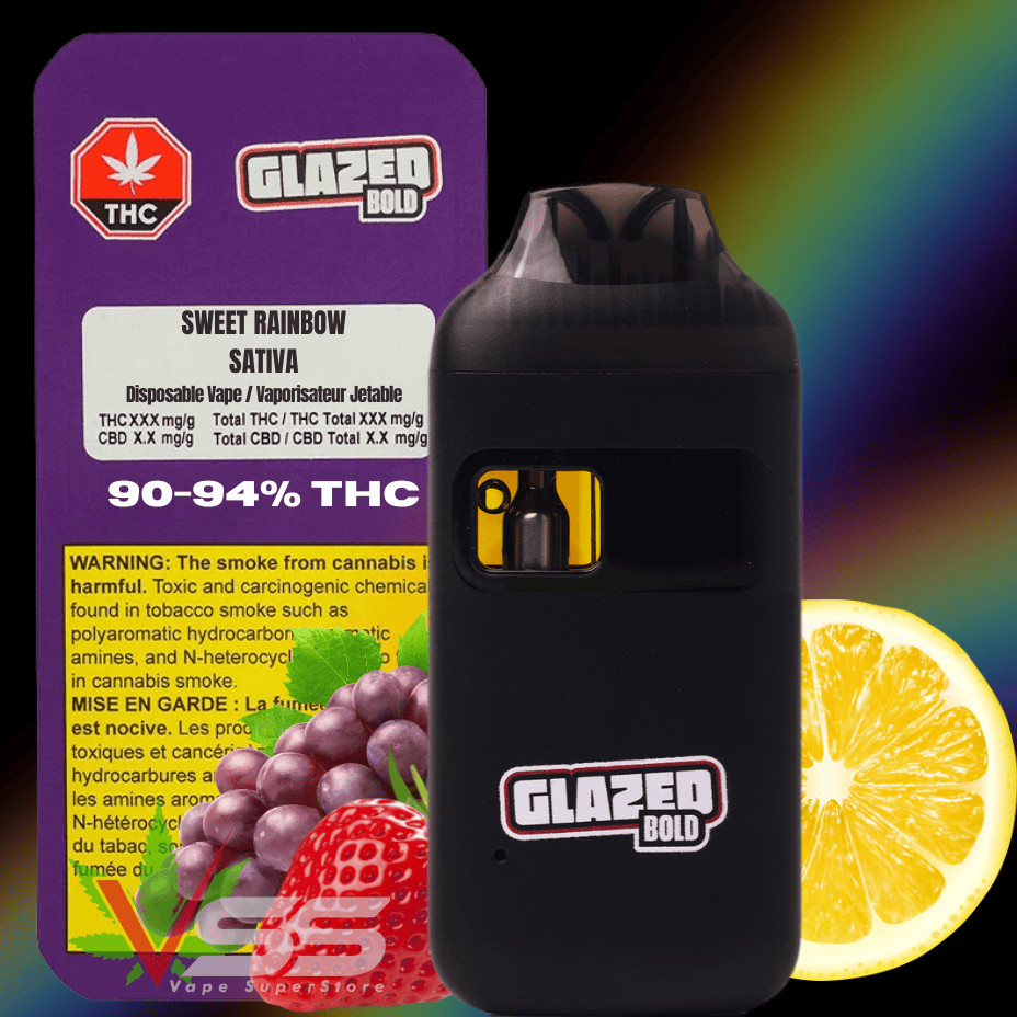 Bold Sweet Rainbow Sativa AIO Disposable Vape - 1g Morden Vape SuperStore and Cannabis Manitoba Canada